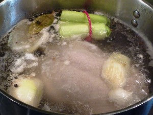 In the pot